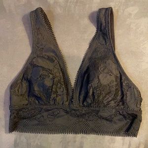 Aerie far out lace padded plunge bralette